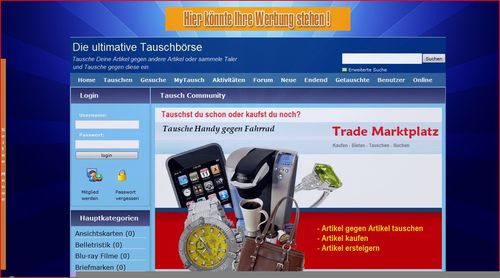  Tausch und Biet Netzwerk Community PRO System mit virtueller W�hrung