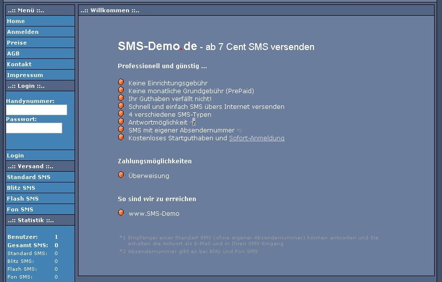 PHP Script SMS Portal 2.5