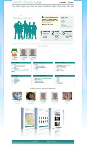 PHP Script Social Community Komplett System V3