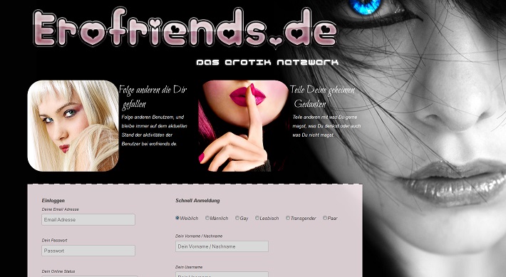 PHP Script Erofriends Erotik Netztwerk Community 