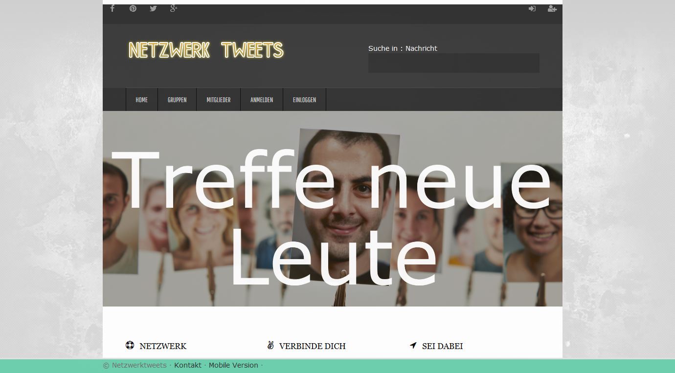 PHP Script Netzwerk Tweets Social Netzwerk