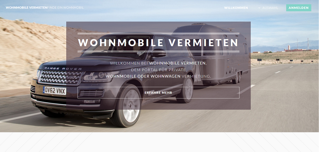 PHP Script Wohnmobile & Caravan Mieten System mit Kalender Funktion