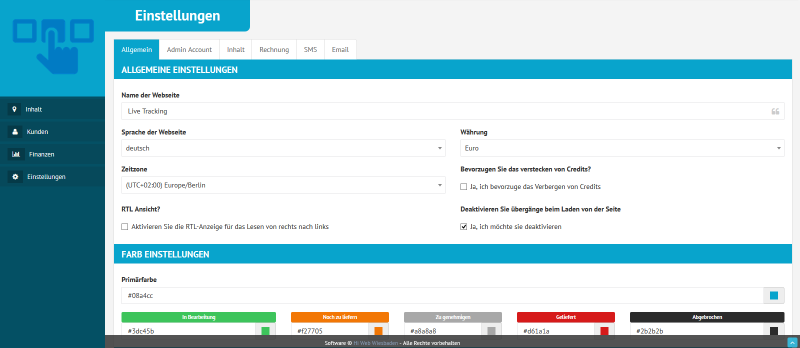 Live Tracking Script