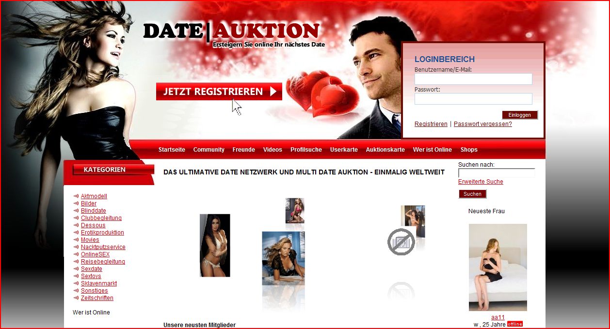 Date und Sex Auktionshaus Scripte