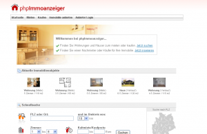 PHP Script Immo Anzeiger System