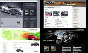 PHP Script Profi Automobile und KFZ Script - 4 verschiedene Designs zur Auswahl